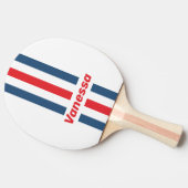 Postman Nostalgic Pin Stripes with Name 卓球ラケット (横)