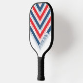 Postman Nostalgic Vintage Chevron Fade with Name ピックルボールラケット (左)