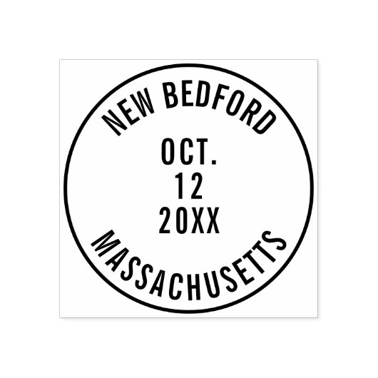 Postmark独自の作成 ラバースタンプ (インプリント)