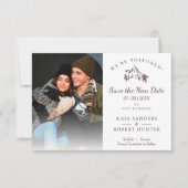 Postponed Wedding Couple Photo Mountain Landscape (正面)