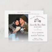 Postponed Wedding Couple Photo Mountain Landscape (正面/裏面)