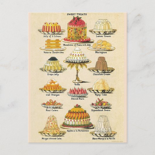 Postres ポストカード (正面)