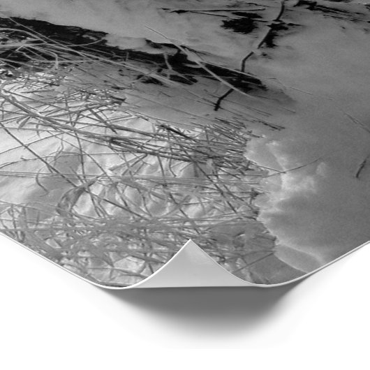 Posts in the Snow ポスター (角)