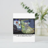 PostsumプロトコルおもしろいギフトTeeおよび収集品 ポストカード (スタンド正面)