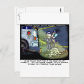 PostsumプロトコルおもしろいギフトTeeおよび収集品 ポストカード (正面/裏面)