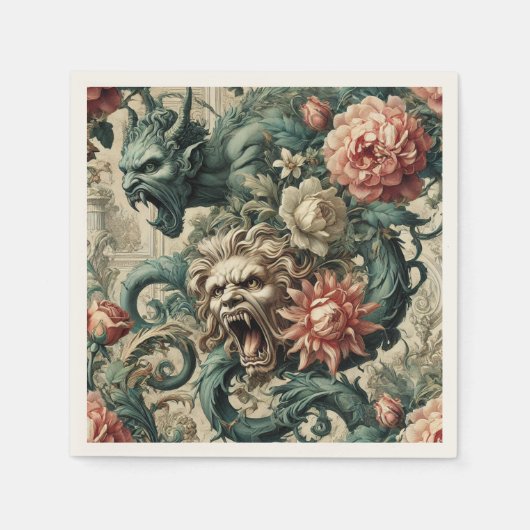 Posture of Perdition – Gothic Victorian スタンダードカクテルナプキン (正面)