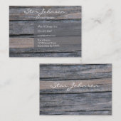 Postwoodの灰色 名刺 (正面/裏面)