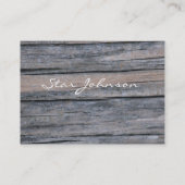 Postwoodの灰色 名刺 (裏面)