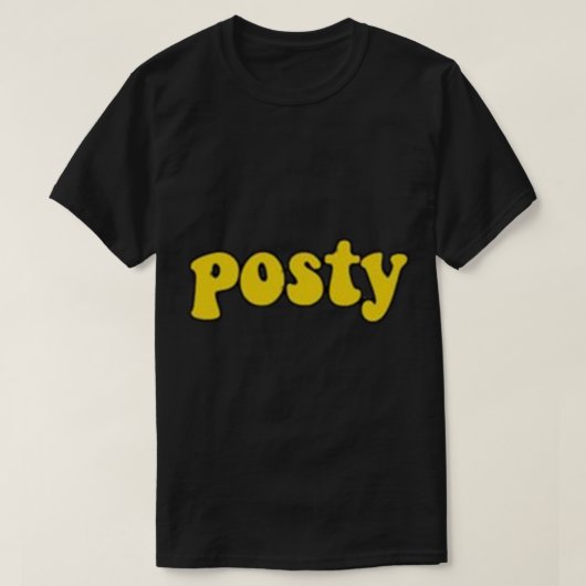 POSTY - POST MALONEステッカー Tシャツ (デザイン正面)