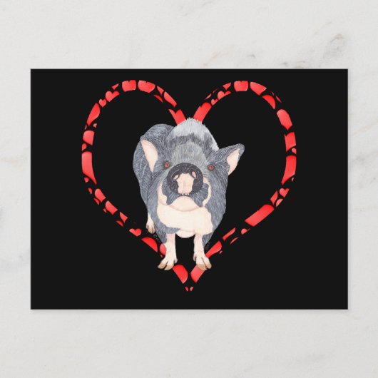 POT BELLIED PIG HEART シーズンポストカード (正面)