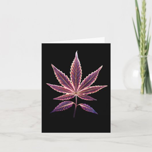 Pot Leaf Sticker  カード (正面)