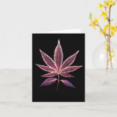Pot Leaf Sticker  カード (黄色い花)