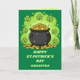 Pot O’ Luck St. Patrick’s Day Card カード