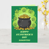 Pot O’ Luck St. Patrick’s Day Card カード (黄色い花)