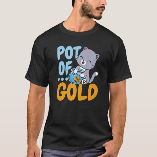 Pot Of Gold Fish Aquarist Fishkeeping Goldfish Tシャツ (正面)
