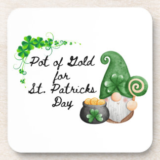 Pot of Gold for St Patricks Day on a  コースター