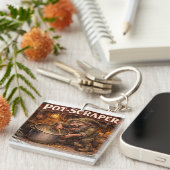 Pot Scraper Icelandic Yule Lad  キーホルダー (正面右)