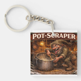 Pot Scraper Icelandic Yule Lad  キーホルダー