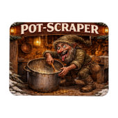 Pot Scraper Icelandic Yule Lad  マグネット (横)