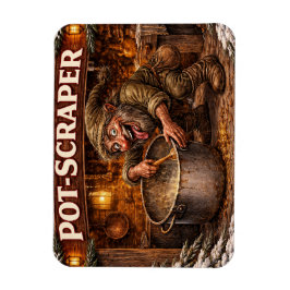 Pot Scraper Icelandic Yule Lad  マグネット