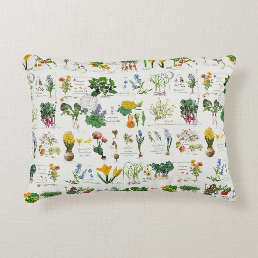 Potager Garden. Gardener's blanket アクセントクッション (正面)