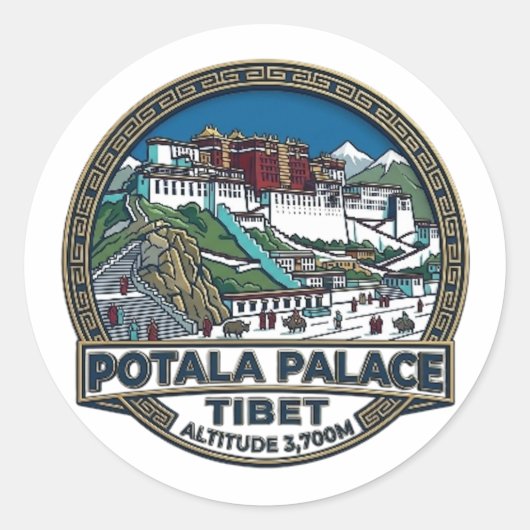 POTALA PALACE ラウンドシール (正面)