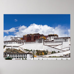 Potala palace in Lhasa - Tibet ポスター