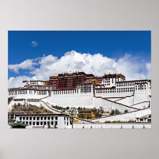 Potala palace in Lhasa - Tibet ポスター (正面)