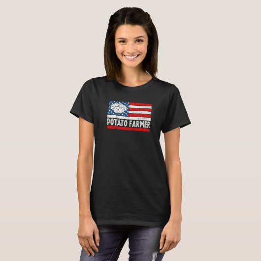 Potato Farmer  Farming Potatoes Potato Plant Seeds Tシャツ (正面フル)