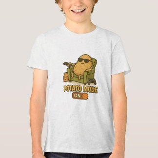 Potato Mode – Lazy Life Activated トライブレンドＴシャツ