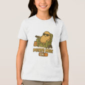 Potato Mode – Lazy Life Activated トライブレンドTシャツ (正面)