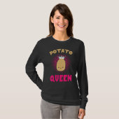 Potato Queen Funny Potato Vegetable Lovers Boys Gi Tシャツ (正面フル)