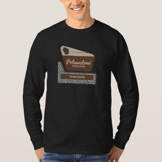 Potawatomi State Park Wisconsin Welcome Sign Vacat Tシャツ (正面)