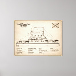 Potemkin – 船舶設計図プランSD キャンバスプリント