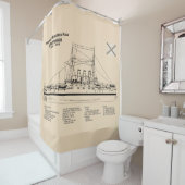 Potemkin – 船舶設計図プランSD シャワーカーテン (インサイチュ)