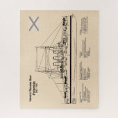 Potemkin – 船舶設計図プランSD ジグソーパズル (縦)