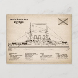 Potemkin – 船舶設計図プランSD ポストカード