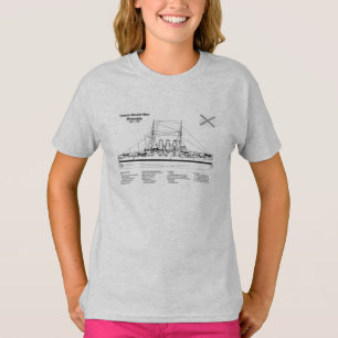 Potemkin – 船舶設計図プランSD Tシャツ