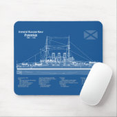 Potemkin - Ship Blueprint Plans ABD マウスパッド (マウス)