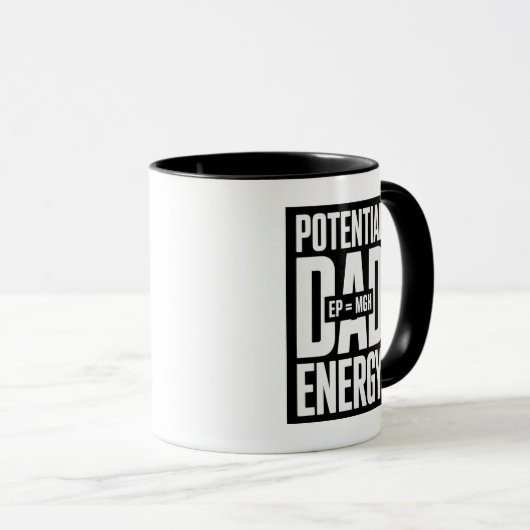 Potential Dad Energy Funny Physics マグカップ (正面右)