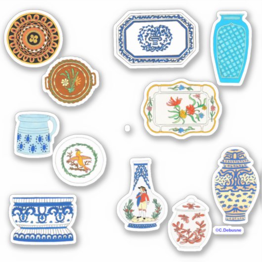 Poteries et faïences シール (正面)