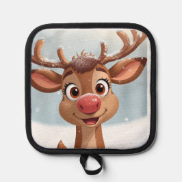 Potholder with Christmas design 鍋敷き