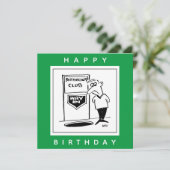 Potholing Club Entrance in the Floor ￼ Cartoon カード (スタンド正面)