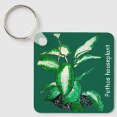 Pothos Houseplant キーホルダー (正面)
