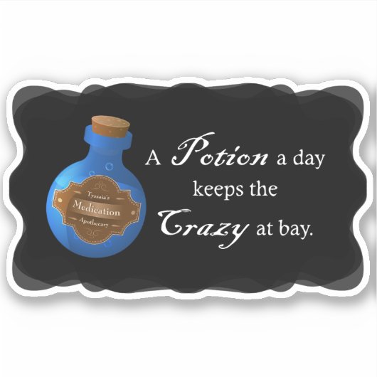 Potion A Day Vinylのシール シール (正面)