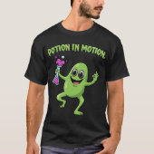 Potion in Motion Funny Dancing Monster Science Lab Tシャツ (正面)