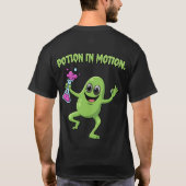 Potion in Motion Funny Dancing Monster Science Lab Tシャツ (裏面)
