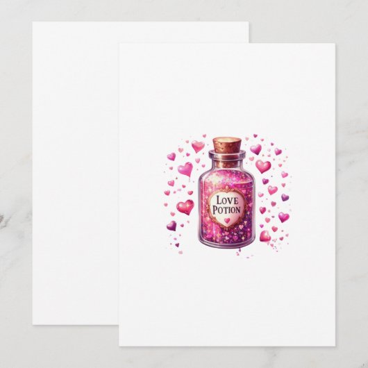 potion love letter 招待状 (正面/裏面)