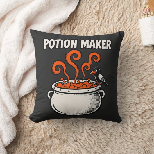 Potion Maker Witchy Comic Tee クッション (ブランケット)