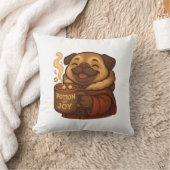 Potion of Joy Pug Pillow | Cute Cozy Christmas Dog クッション (ブランケット)